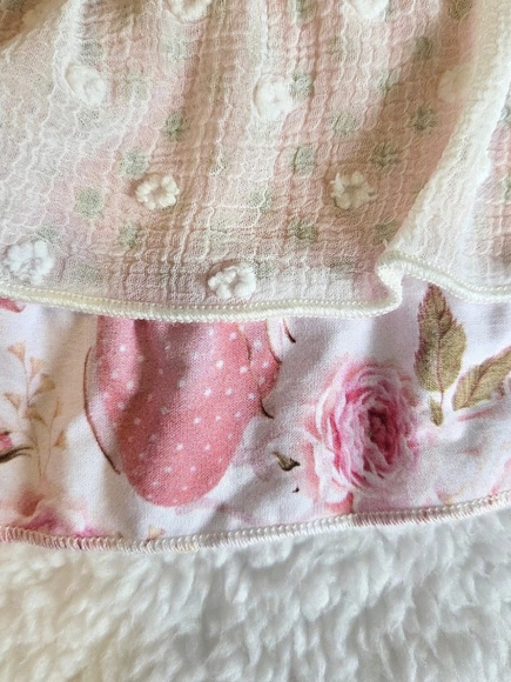 Zaza Couture Style V 1501 Girls Pink Polka Dot Dress Size 4 - Picture 5 of 5